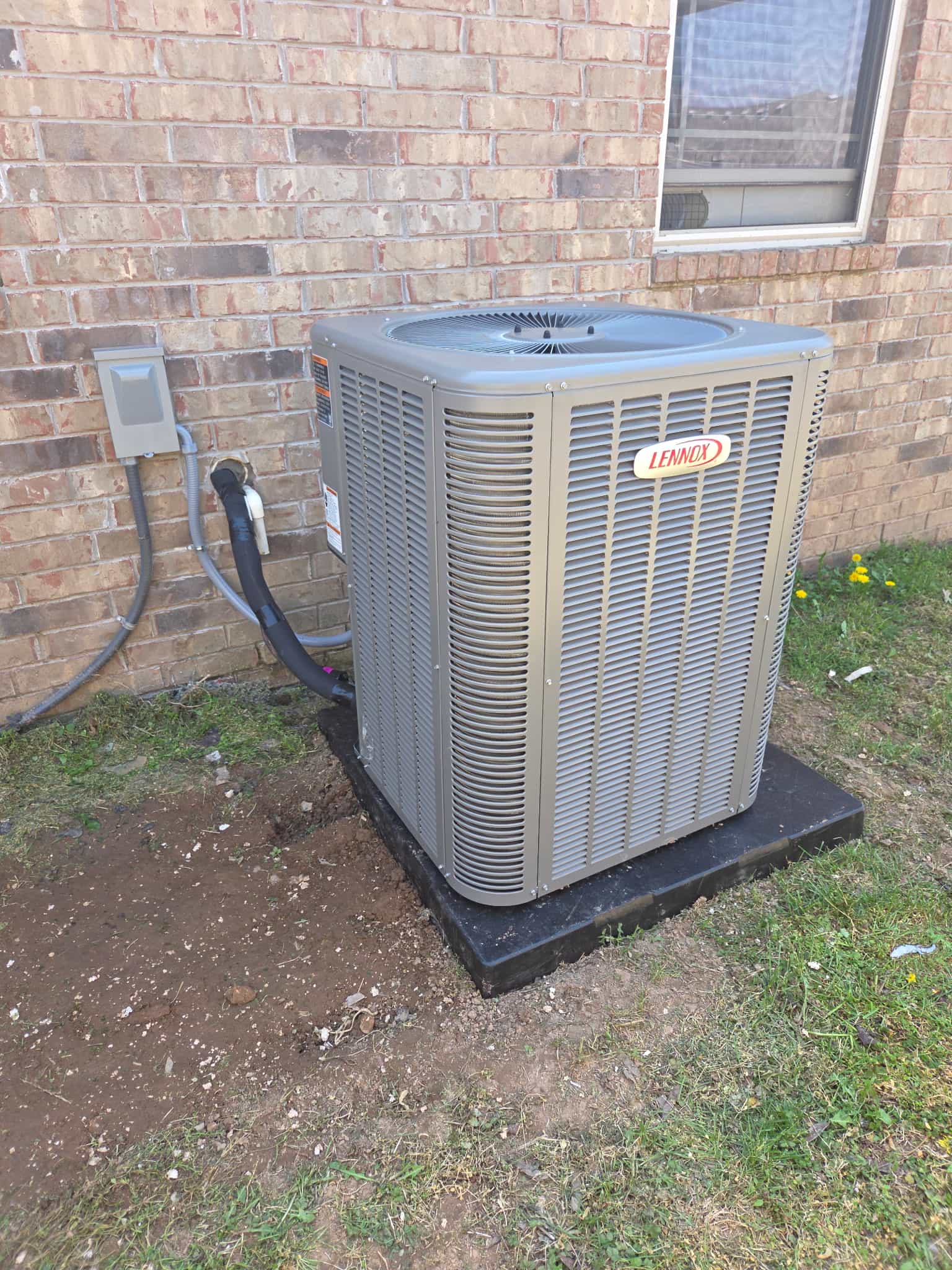 Finished HVAC installation inside a commercial space